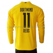 Voetbalshirts Clubs BVB Borussia Dortmund 2020-21 Marco Reus 11 Thuisshirt Lange Mouw